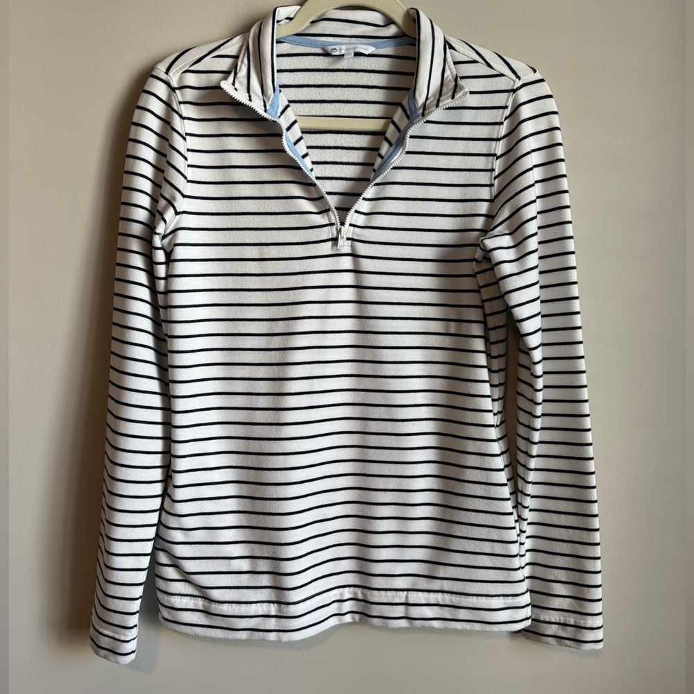 Southern Tide Women's Heather Tara Quarter Zip in Heather Navy - Size XS - Picture 7 of 15